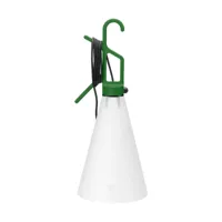 lampe de jardin en métal vert 21x53cm mayday - flos