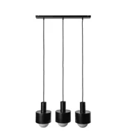 suspension triple en métal noir 221cm enkel - kolorowe kable