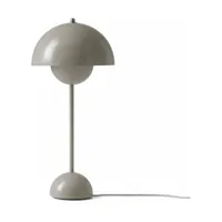 lampe à poser gris beige 50 cm flowerpot vp3 - &tradition