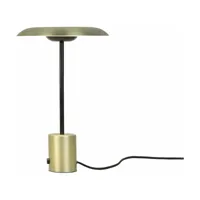 lampe de table en métal cuivré brossé 40 x 26 cm hoshi - faro barcelona