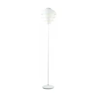 lampadaire en métal blanc valencia - belid