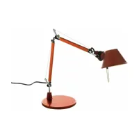 lampe à poser orange tolomeo micro table - artemide