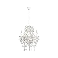 vidaxl chandelier 2800 cristaux salon suspension luminaire plafonnier lustre