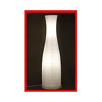 trango lampadaire design moderne i lampe en papier de riz en forme de bouteille lampadaire 1231 blanc 125cm de hauteur comme salon lampe déco i lampadaire i abat-jour