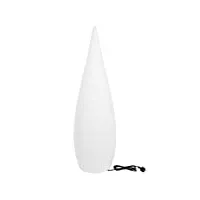 lampadaire lumineux filaire goutte pour extérieur éclairage puissant led blanc classy h120cm culot e27