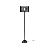 lux.pro lampadaire lampe à pied métal noir e27 153 cm
