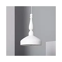 ledkia lighting suspension céramique almanzor blanc