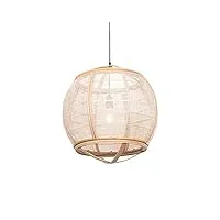 qazqa pascal - suspension - 1 lumière - Ø 50 cm - marron - oriental - éclairage intérieur - salon i chambre i cuisine i salle à manger
