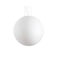 ideal lux carta plafonnier suspension globe blanc