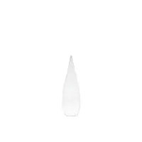 reality leuchten palmas r45101101 lampadaire d'extérieur à piles en plastique blanc avec led 3 w à changement de couleur et télécommande hauteur 80 cm