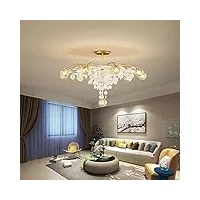 taxxii lampe de lustre de plafond, éclairage de lustre pour le salon 2021 lampe de salle à manger de cuisine suspendue au plafond en verre romantique (couleur: 10 lumières, taille: blanc