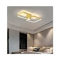 krole lustre de lumière pendante, éclairage de lustre de plafond de led compatible avec l'éclairage de lustre moderne de lustre de vague en aluminium de chambre à coucher de salon compatible avec