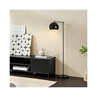 lux.pro lampadaire style intemporel lampe sur pied Élégante luminaire design pour salon chambre bureau e27 métal hauteur 156 cm noir