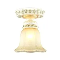 fedima lampe simple style européen lumière de luxe avec plafonnier dentelle, salon chambre salle À manger atmosphérique art lampe Éclairage