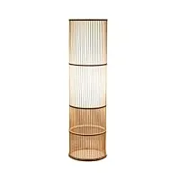 lampadaire sur pied lampe sur pied lampadaire lampadaire cylindrique en bambou fait À la main, lampe sur pied de style chinois, lampe sur pied pour décoration de salon luminaire sur pied ( color : d )