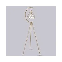 eeshha lampadaire lampadaire créatif en fer et diamant pour salon, mode scandinave, art de chambre à coucher, lampe de personnalité