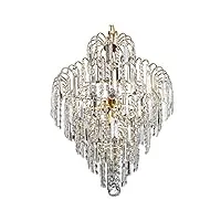 rheross lustre en cristal de luxe de grande taille moderne plafonnier lampe suspendue luminaire