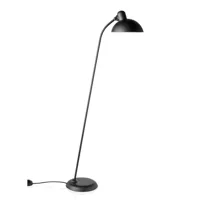 fritz hansen - lampadaire kaiser idell™ 6556-f - noir/mat/lxh 22,5x125cm/câble noir