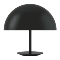 mater - lampe de table dome - noir/peint par poudrage/h 38cm / ø 40cm