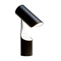 le klint - lampe de table mutatio 353 - noir/blanc/h 30cm/ø 8cm