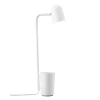 northern - lampe de table buddy - blanc/pxhxp 8,5x49x16cm/câble blanc