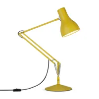 anglepoise - lampe de bureau type 75 margaret howell - jaune ocre /mat/max. hauteur 66cm (de socle à abat-jour)/2700k/806lm/longueur du câble 200cm