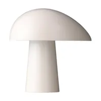 fritz hansen - lampe de table night owl™ - blanc fumée/laqué/h 23,9cm / ø 23,5cm/câble noir