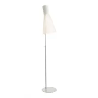 secto design - lampadaire secto 4210 - blanc/laminé/incl. ampoule led 3000k/1060lm/câble noir/support gris