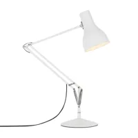 anglepoise - lampe de bureau type 75 - blanc alpin/mat/lxp 32x20cm/h 53-66cm/incl. led e27 6w 2700k 470lm cri80