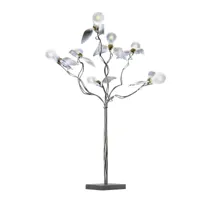 ingo maurer - birdie's busch - lampadaire - argent/métal/pxh 50x95cm/comprenant 7 ampoules led 2700k/700lm/cri85