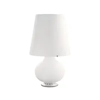 fontana arte - lampe de table fontana s - opalin/h x ø 34x20cm/1x e27/59w + 2x g9/19w/ampoule non incluse
