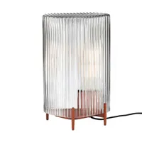 iittala - lampe de table putki - clair, terracotta/revêtu par poudre/lxh 20,5x34cm/avec interrupteur