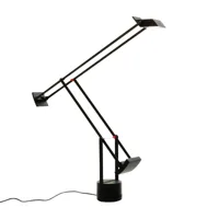 artemide - lampe de bureau led tizio 50 - noir/laqué/avec gradateur microswitch/pxh 78x66cm/8w/3000k/468lm/cri=90