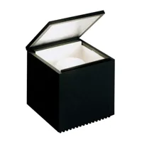 cini & nils - lampe de chevet cuboluce - noir/lxpxh 10x10x11cm/1x led e14 3w 260lm 2700k