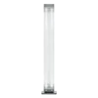 belux - twilight 10 led - lampadaire - blanc/verre acrylique/pxhxp 22,5x188x13cm/dimmable/led 64w 6027lm 2700k