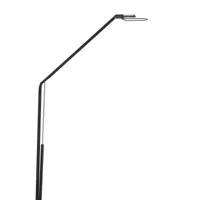 belux - lampe de bureau led lifto avec pied - noir/laqué/pxh 67x72cm/3000k/675lm/cri>90/avec gradateur tactile
