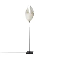 ingo maurer - babadul - lampadaire led - blanc/2700k/2000lm/cri>90/structure inox/lxpxh 30x20x130cm