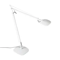 fontana arte - lampe de bureau volée led - blanc/ral 9016 /mat/avec touch-dimmer/2700k/800lm/lxpxh 59x11x61cm