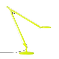 fontana arte - lampe de bureau volée led - néon jaune/avec touch-dimmer/2700k/800lm/lxpxh 59x11x61cm