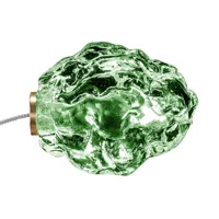 catellani & smith - lampe à poser de jardin more 0 - vert/transparent/laiton/l 10cm/ø 7cm/excl. 12v dc transformateur/1x led g4 12v dc ip65 1,5w 150lm