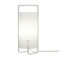 santa + cole - lampe de table asa - blanc/mat/h x ø 41x15cm/led 230v 50-60hz/4,5w/470lm/2700k/interrupteur intégré