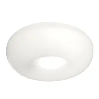martinelli luce - plafonnier led pouff - blanc/h x ø 16x46cm/3000k/2200lm