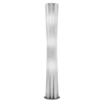 slamp - lampadaire bach blanc xxl - blanc/opalflex®/h 184cm / ø 31,5cm/avec variateur
