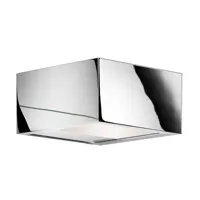 decor walther - lampe à clip pour miroir box 1-10 - chrome/poli/lxpxh 10x10x5cm/pour miroir 6 mm max