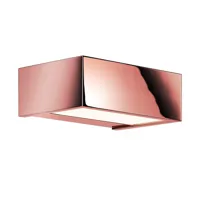 decor walther - applique murale box 15 n led - or rose/lxhxp 15x5x10cm/3000k/2646lm/cri>80/triac dimmable