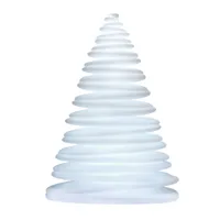 vondom - lampadaire led chrismy xl - blanc/mat/rgb/7 couleurs par télécommande/lxpxh 150x54x200cm/avec câble 500cm