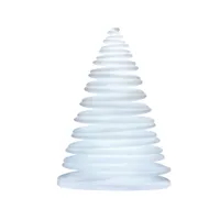vondom - lampadaire led chrismy l - blanc/mat/rgb/7 couleurs par télécommande/lxpxh 110x40x150cm/avec câble 500cm