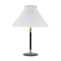 le klint - lampe de table 352 - blanc/structure noire/laiton/réglable en hauteur 62-88cm