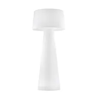 pedrali - lampadaire d'exterieur time out - blanc/polyéthylène/h 190 cm