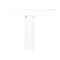 frama - lampe de table led t-lamp - blanc/revêtu par poudre/lxhxp 40x33x7,6cm
